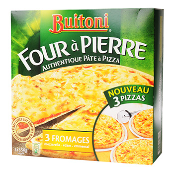 Pizza Four a Pierre Buitoni 3 fromages x3 1.05kg