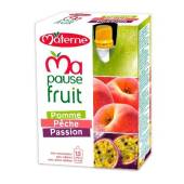 MATERNE MA PAUSE FRUIT GOURDE POMME PECHE PASSION 4X120G