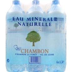 Eau minerale naturelle chambon pack 6x1l50 ste 1/2 box