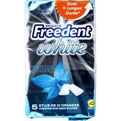 Chewing gums Freedent white Menthe douce 70g