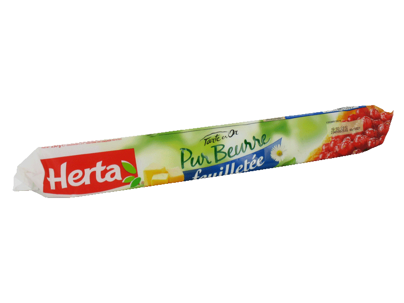 Herta, Tarte en Or -Pate feuilletee pur beurre, le paquet de 230g