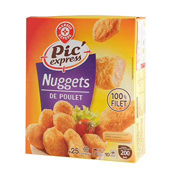 Nuggets de poulet Pic'Express x20 400g