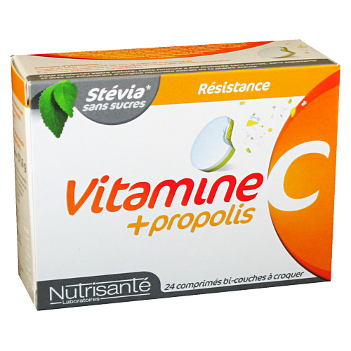 Nutrisante Vitamine C + Propolis Resistance 24 Comprimes