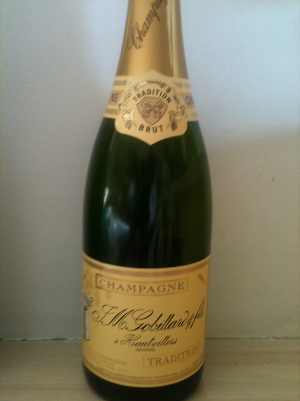 Champagne brut tradition gobillard 75cl