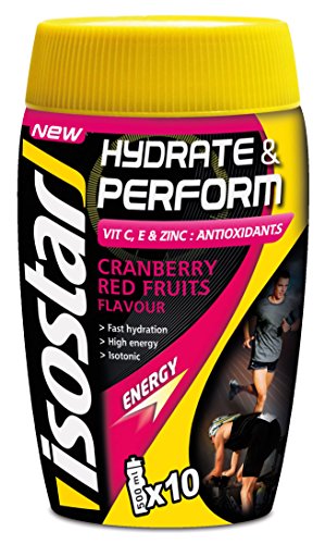 Isostar Hydrate & Perform 400 g boîte Cranberry Red Fruits