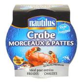 Nautilus morceaux et pattes de crabe 103g