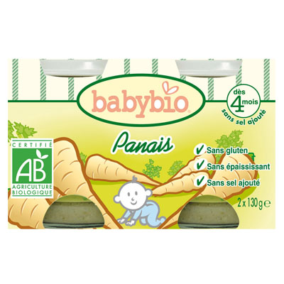 Petits pots Babybio panais Des 4 mois 2x130g