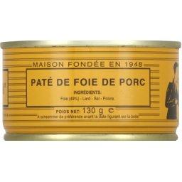 Lou Gascoun, Pate de foie pur porc, la boite de 130g