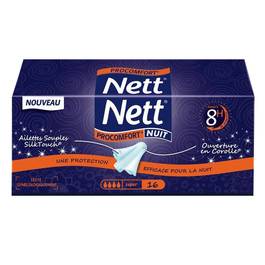 Nett Pro Comfort - Tampons nuit super la boite de 16