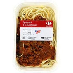 Plat cuisiné Spaghetti à la bolognaise Carrefour