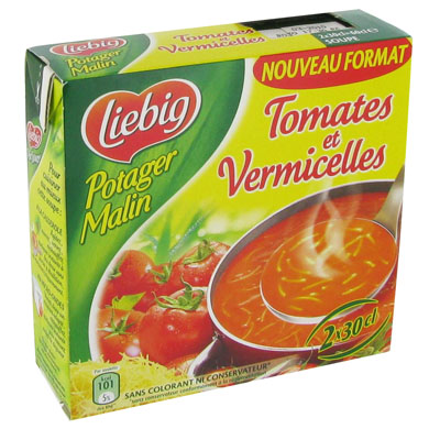 Potager Malin Liebig Tomate vermicelles 2x30cl