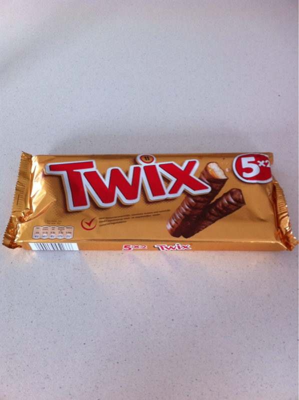 Twix Barres chocolatées biscuit caramel les 10 barres de 25 g