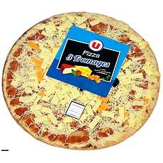 Pizza pate fine aux 4 fromages U, 450g