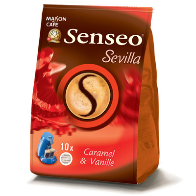 Senseo city sensation sevilla saveur caramel x10 - 69g
