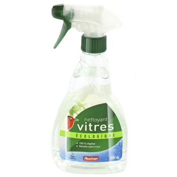Nettoyant vitres ecologique en spray 100% vegetal, nettoie sans trace 1 x 500ml